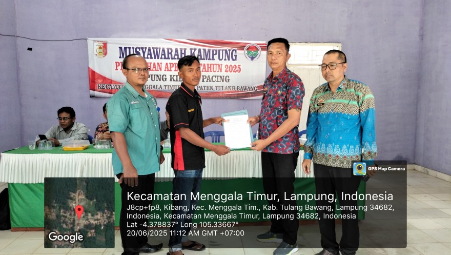 Musyawarah Kampung Perubahan APBKAM Tahun 2025 Kampung Kibang Pacing Berjalan Lancar